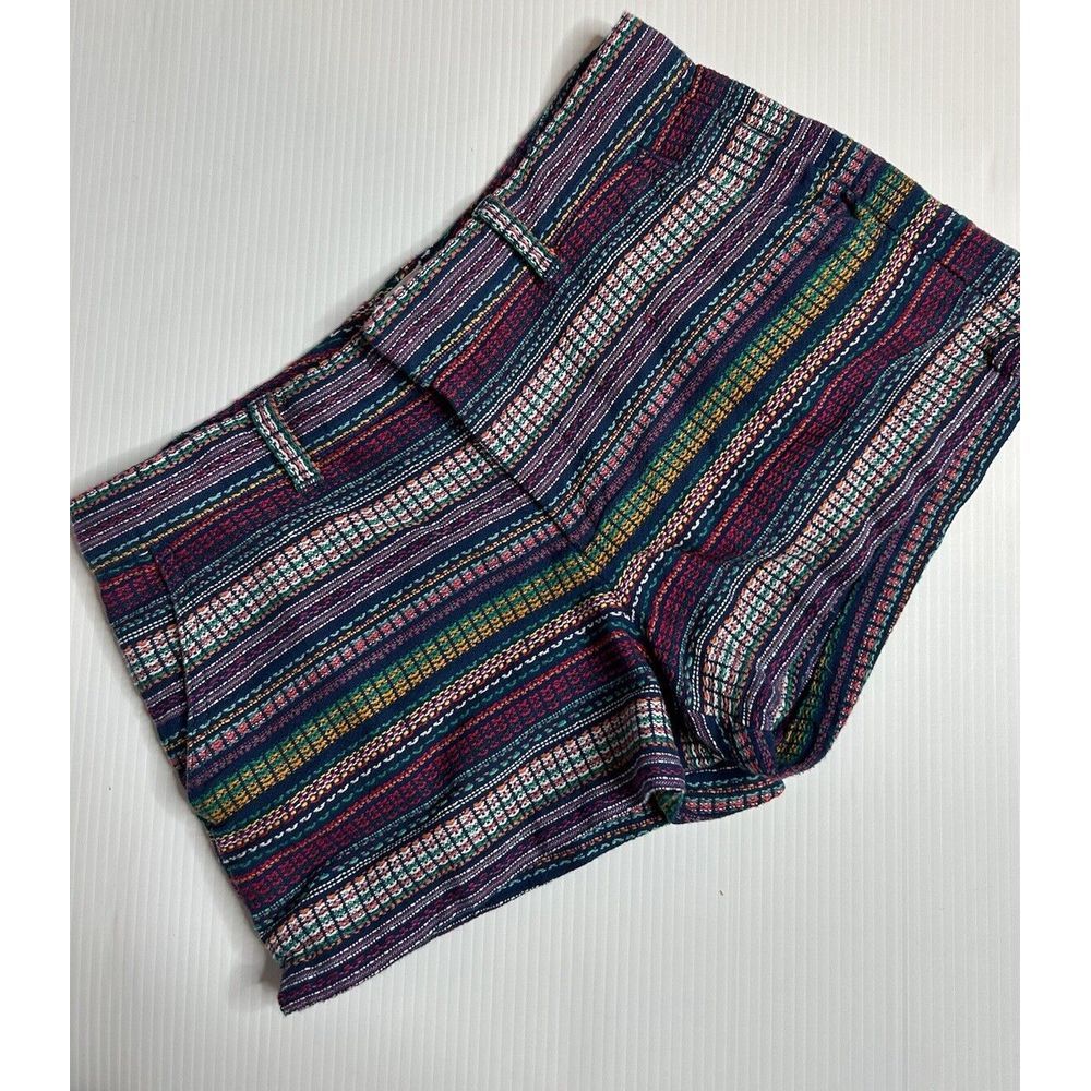 Gap Women's City Short Tribal Boho Multi Colored Shorts Size 6 Pockets